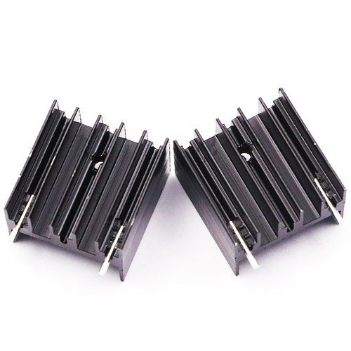 散热 TO-220 三极管 铝散热片25*23*16MM 铝制散热器(20片)