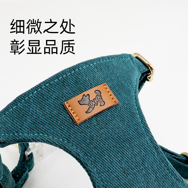 狗狗牵引绳胸背带背心式小型犬幼犬茶杯小体泰迪宠物用品遛狗绳子