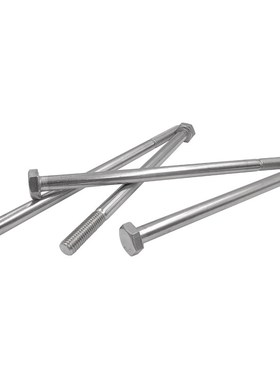 M6M8M10M12*x110x120x130x140x150不锈钢304半牙外六角螺丝钉螺栓