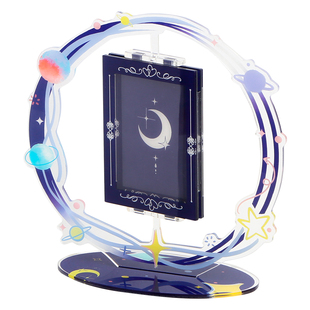 亚克力相框旋转插卡立牌定制3寸拍立得拆拆乐照片小卡立牌展示架