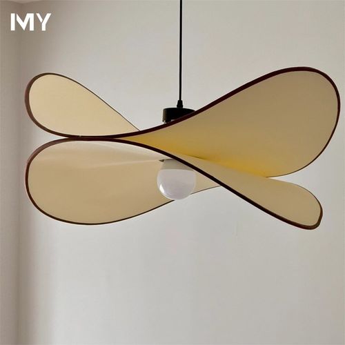 法式中古餐厅薯片吊灯奶油风设计师创意民宿书房复古侘寂风卧室灯