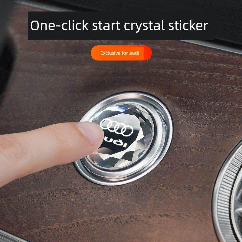 适用于奥迪A4L/A6L/Q5L/A3/Q3/Q2L/Q7一键启动改装装饰按键贴纸保,3C数码配件,USB多功能数码宝,淘宝优惠券,粉丝福利购,淘宝优惠卷