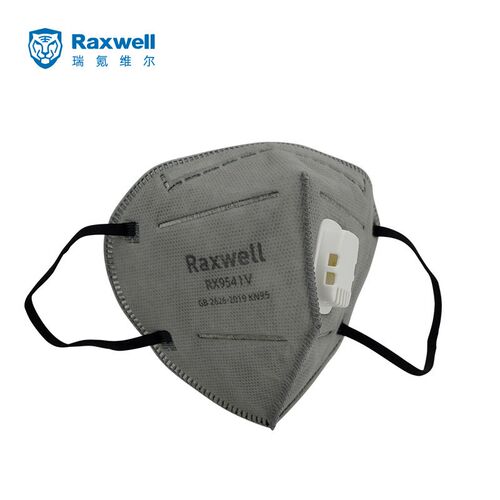 Raxwell活性炭口罩 防颗粒物及有机气体 耳戴带阀30个/盒 RX9541V