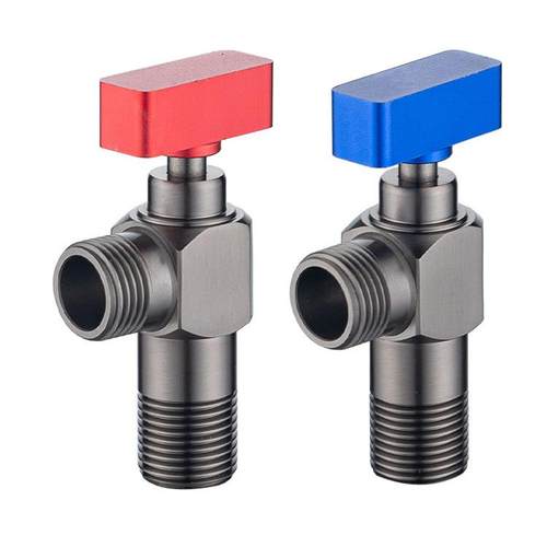 全铜大流量三角阀，热水器专用球阀，冷热水角阀，4点通用