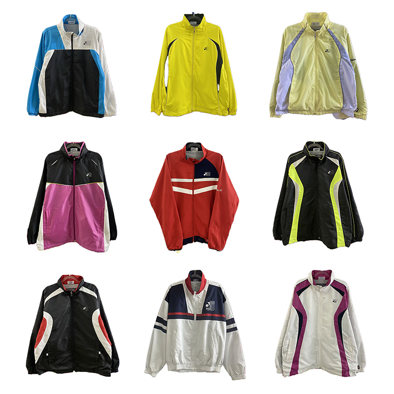 vintage古着街头美式复古春秋男女同款宽松休闲运动夹克外套潮A01