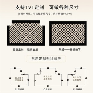 进门门垫可裁剪家用玄关脚垫高级感大门口垫子 入户门地垫2024新款