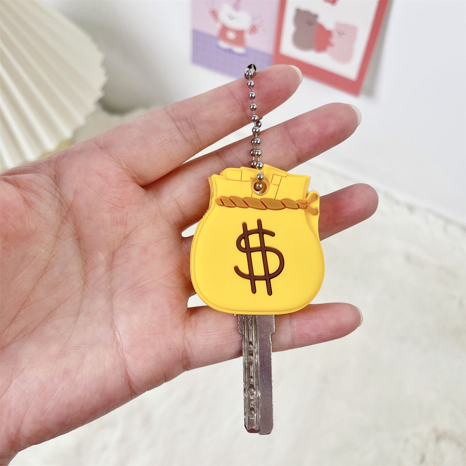 喜庆福袋钥匙套头卡套钱