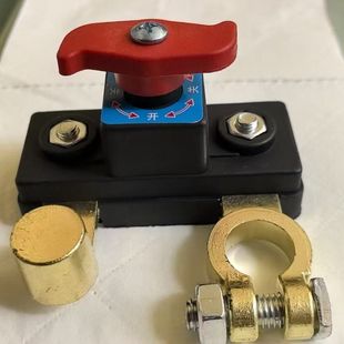 新款 小轿车货车通用电源闸刀优选 黄铜防漏电汽车电瓶断电开关