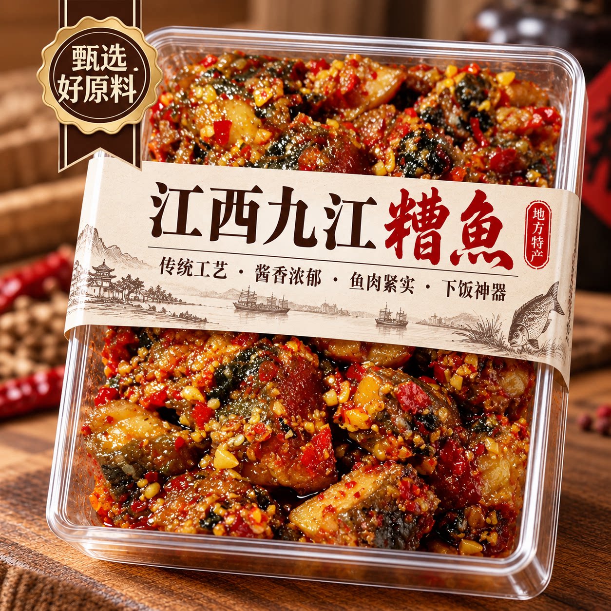 酒糟鱼江西特产官方旗舰店湖口婺源南昌老字号九江罐头家常拌面