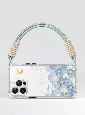 油画花朵手机壳适用小米15四角带孔防摔挂绳15ultra红米note15Pro超好看新款14高级感13Pro超薄K80全包镜头70