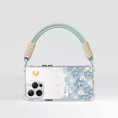 油画花朵手机壳适用任意型号