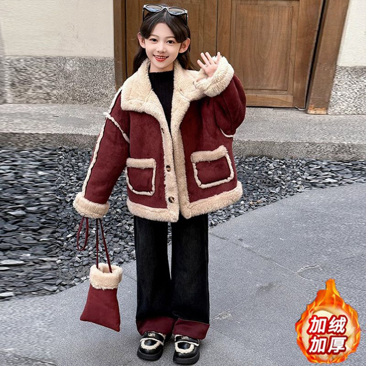 【天猫甄选】女童外套2025新款