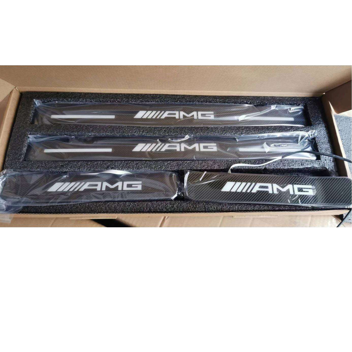 19-23benz奔驰大G级W463W464G63 AMG带灯门槛条迎宾踏板door sill