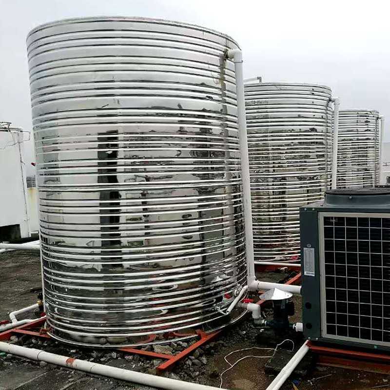 新款直销太阳能保温桶10吨水箱太阳能热水器不锈钢大容量恒温电热
