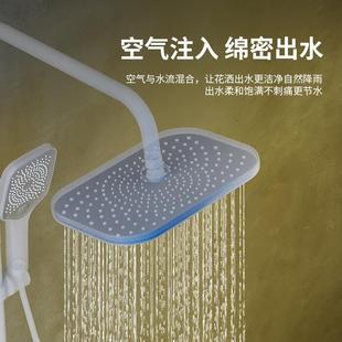 LED数显奔驰系全铜增压花洒淋浴套装 直销新款 喷头星空浴室花洒家
