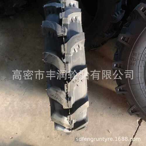 新款直销农用轮胎750-16拖拉机轮胎人字半高花轮胎