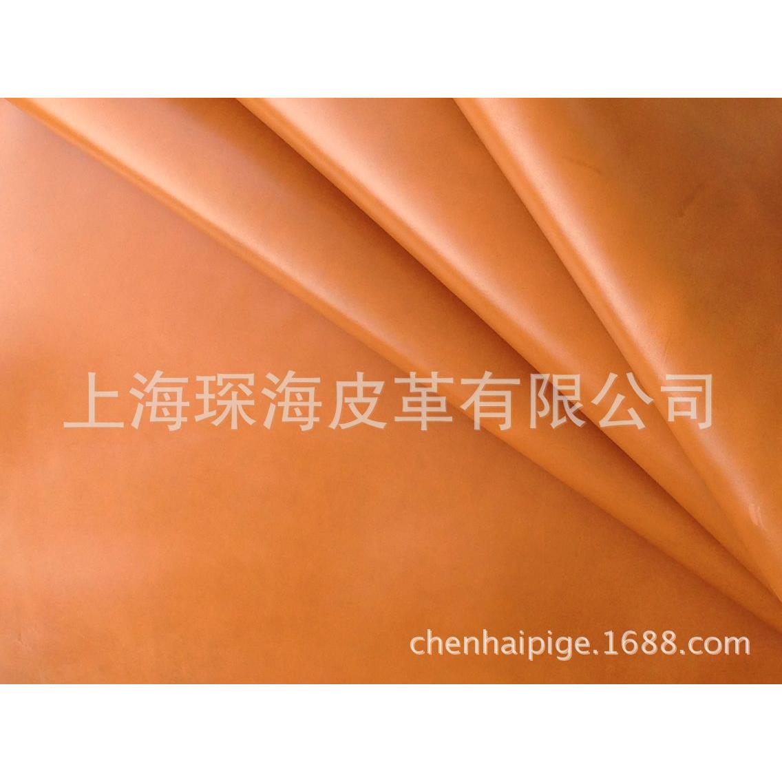 直销新款疯马皮 头层牛皮 变色油皮 复古皮料 皮革皮料 土黄色 牛