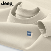 jeep吉普圆领卫衣男女士2026春秋新款 衣服美式 青少年男生高级上衣