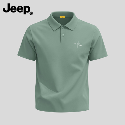 Jeep吉普冰丝短袖POLO衫男夏季
