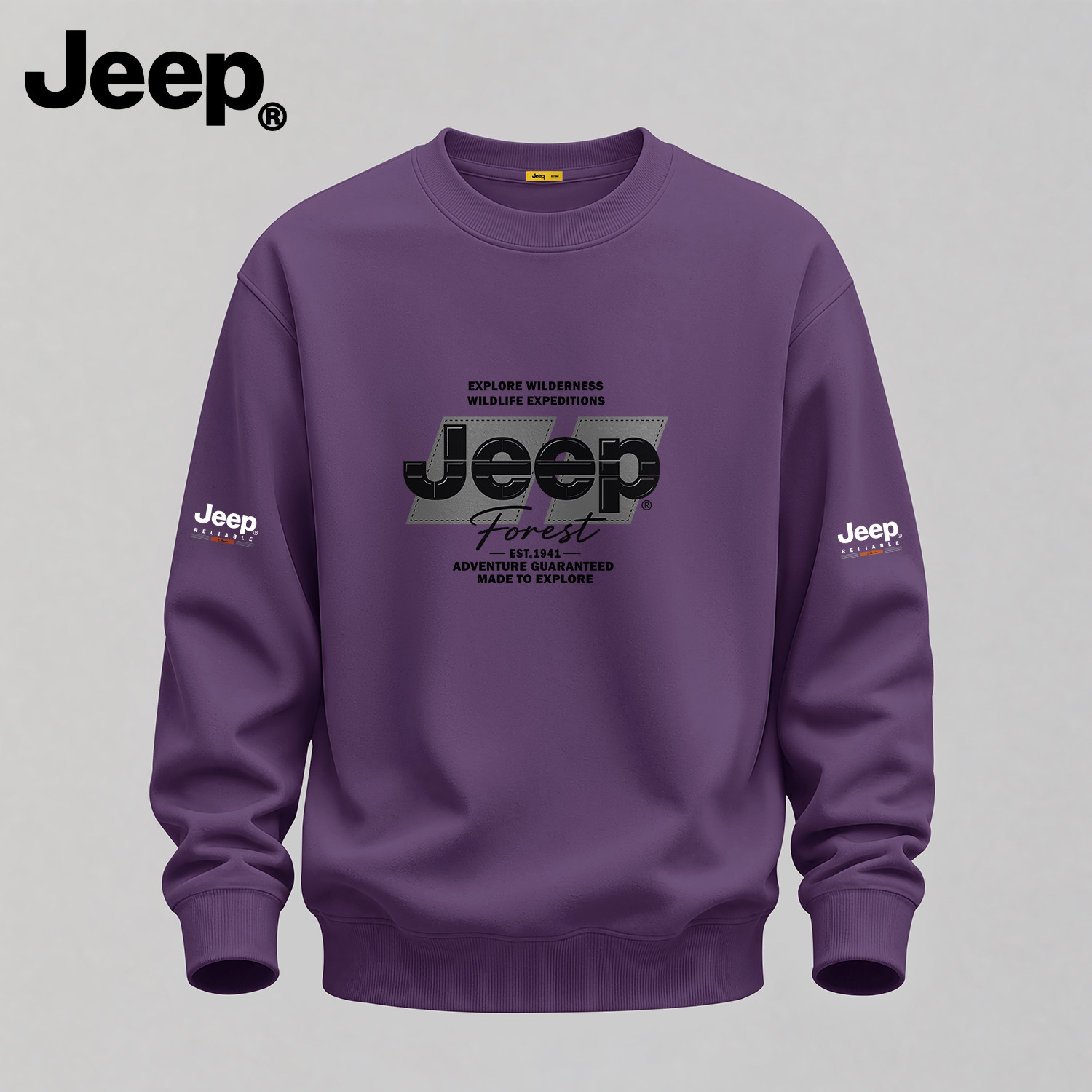 Jeep吉普2026新款印花卫衣男