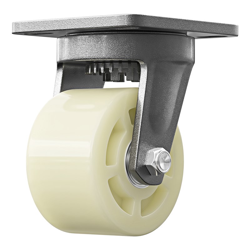 6寸万向轮子4寸5寸超重型尼龙8/10/12寸手推拖车板车工业承重脚轮