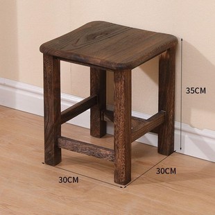 小木凳实木椅家用小板凳矮凳客厅茶几小方凳子大人结实耐用换鞋凳
