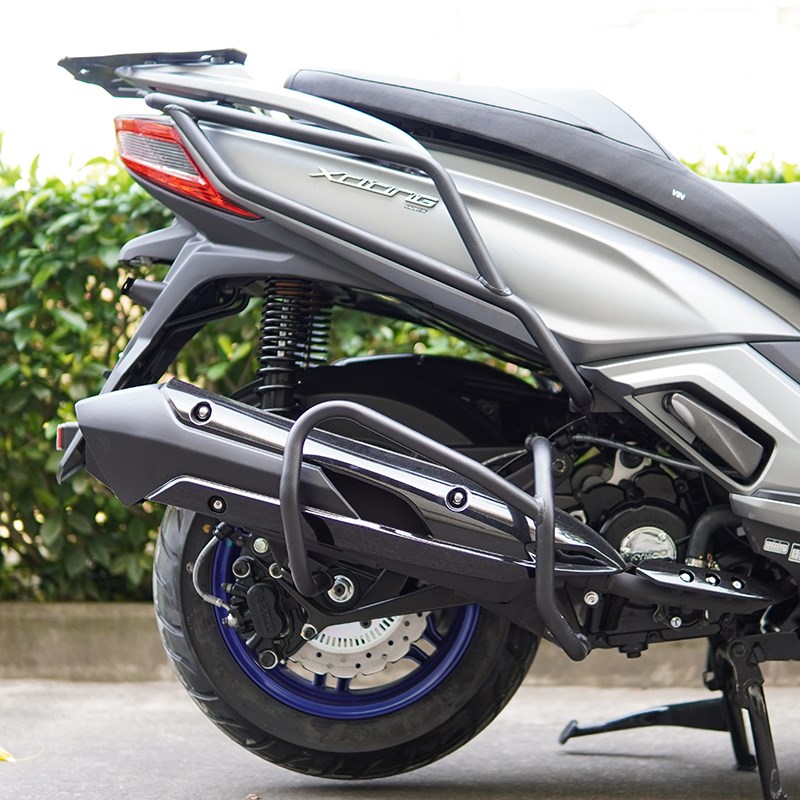 适用光阳赛艇250保险杠前护杠后杠排气杠后货架包围护杠保险杠