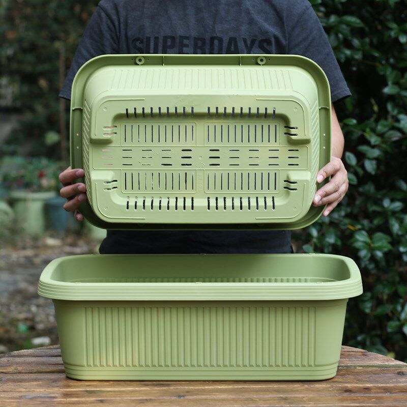 大号阳台种菜盆长方形花盆塑料大口径菜盆蔬菜草莓种植专用箱包邮