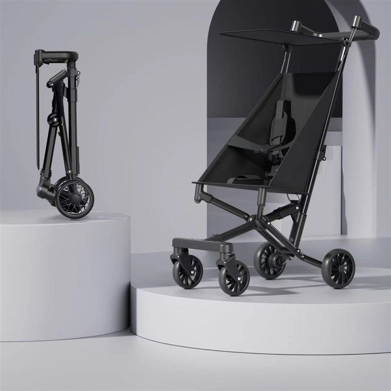 宝宝外出方便小推车婴儿轻便出行超轻便遛娃可折叠口袋伞车旅行车