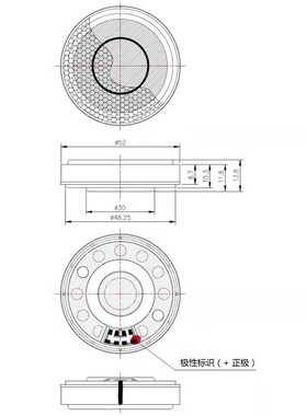 DIY AH-D9200单元喇叭 50mm diy头戴大耳机 D7200 蓝色妖皇特斯
