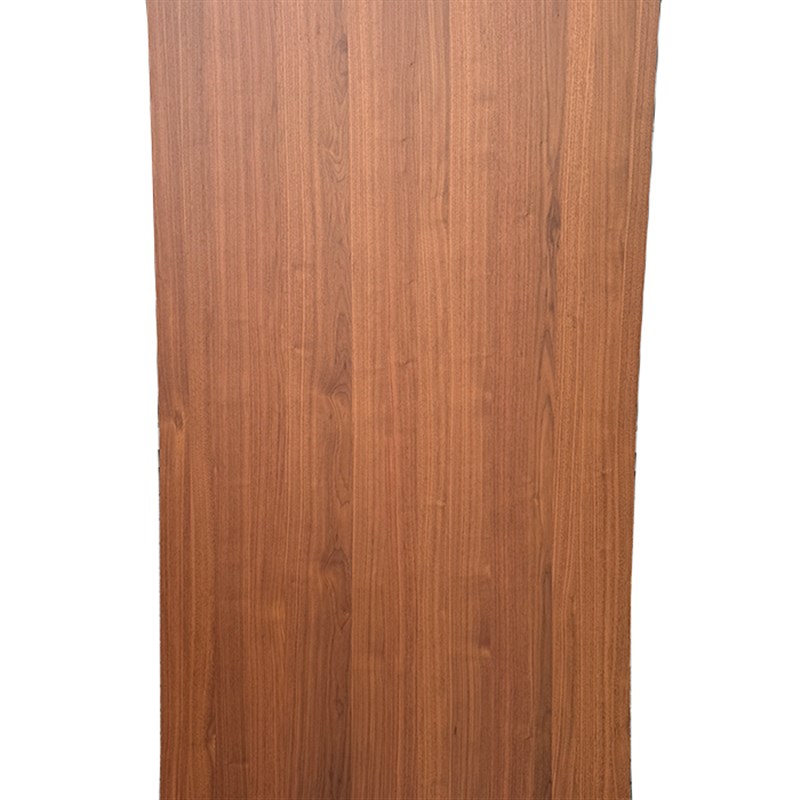 黑胡桃天然实木皮贴面板木饰面墙板超哑UV漆胡桃木纹涂装板饰面板