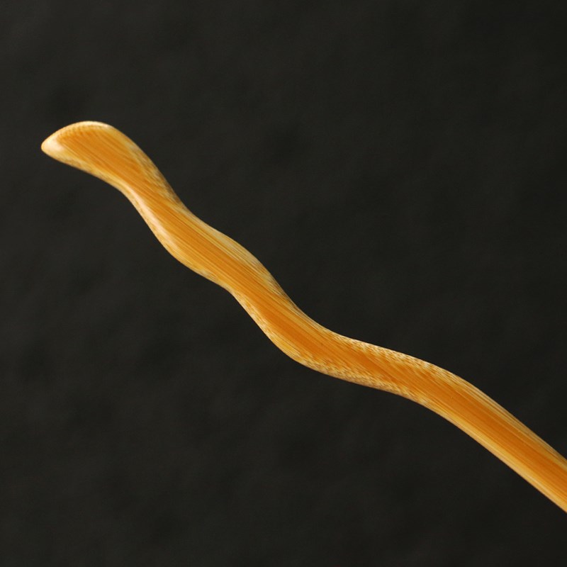 精品手工制作天然十几年老玉竹素面竹发簪中国风竹簪茶针茶扒茶拨