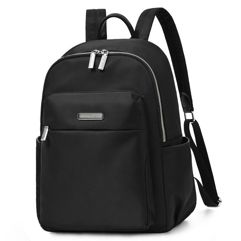 牛津布双肩包女士2025新款时尚百搭大容量旅游轻便旅行帆布小背包