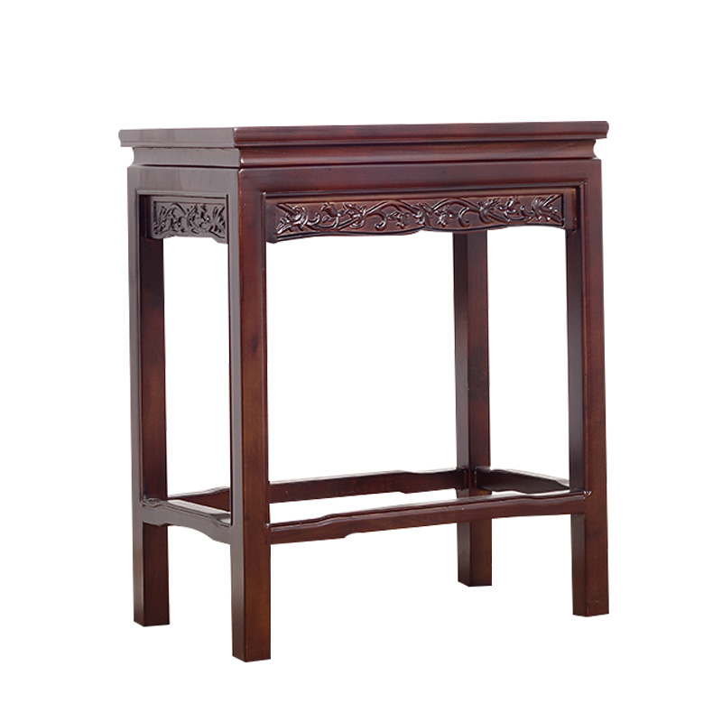 实木花架中式置物架客厅落地式阳台多层木质鱼缸架奇石桌花盆架