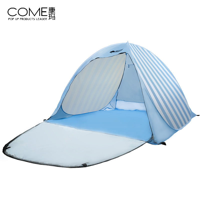 帐篷户外3-4人自动速开家庭旅游大帐篷防晒便携海边沙滩野餐帐篷