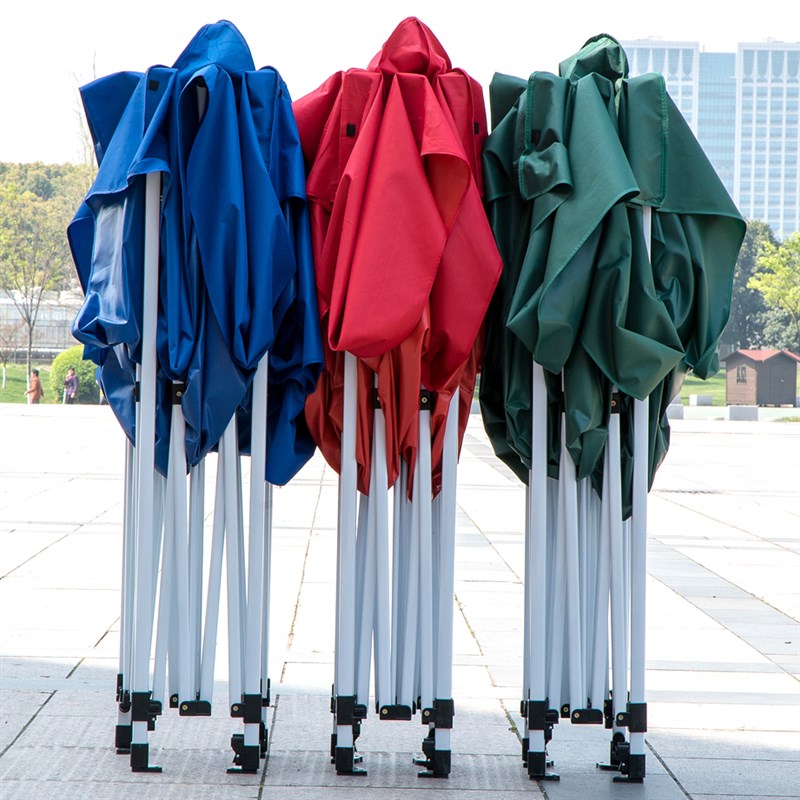 四角防雨帐篷四脚雨棚大伞户外摆摊遮阳折叠遮雨篷太阳伸缩式印字