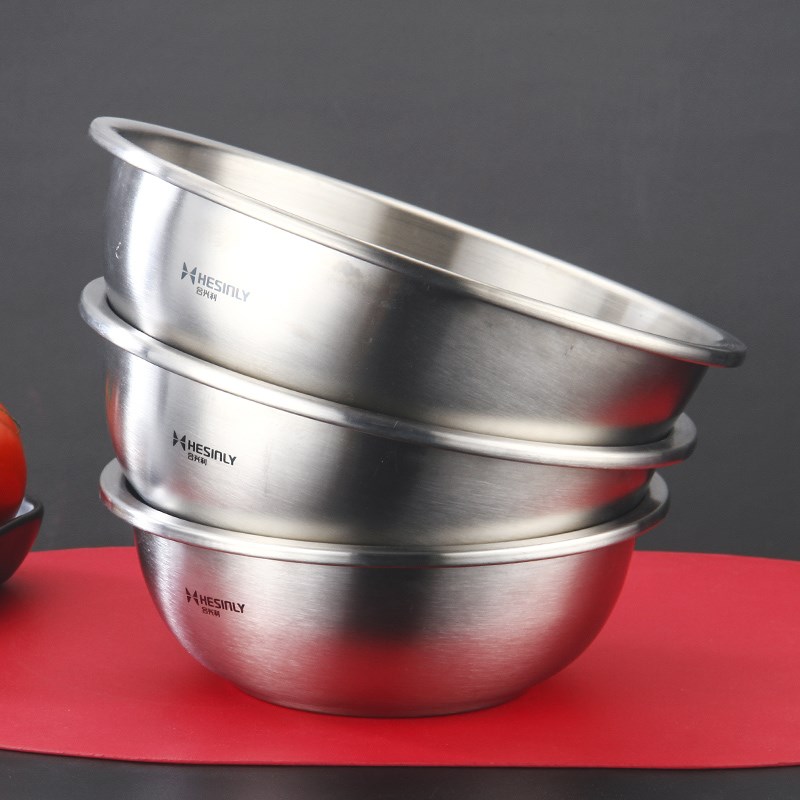 304不锈钢盆家用厨房加厚汤盆汤碗学生饭盆菜盆食堂打饭盛菜盆子