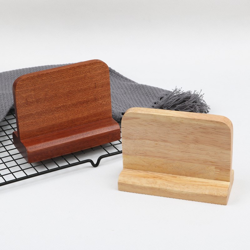 定制A4木质台卡木制数字台号牌长方形台号牌A字型台签餐厅桌号牌