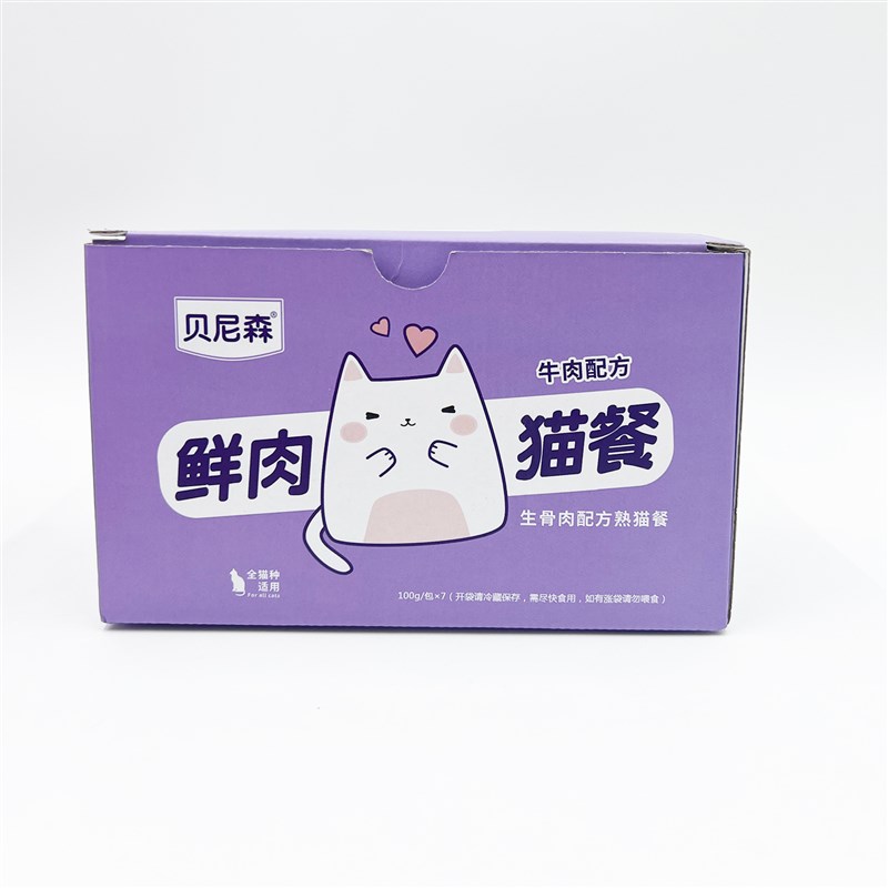 全价主食猫饭生骨肉配方熟猫餐纯鲜肉罐头猫湿粮发腮猫粮鲜封肉包