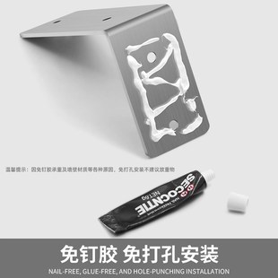 木板托架角码隔板托承重三角支架免打孔支撑置物架90度L型固定器