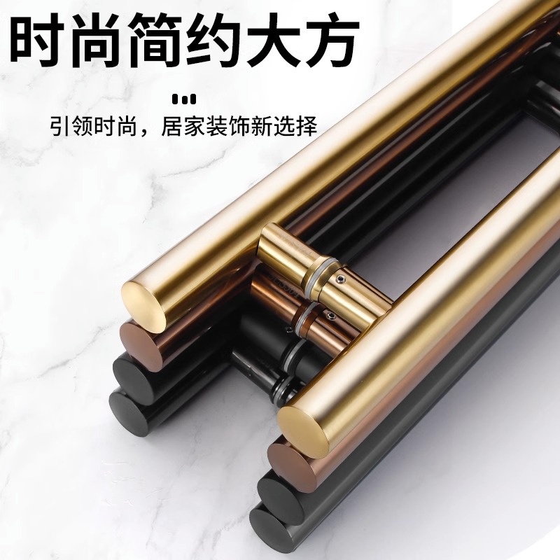 304不锈钢玻璃门拉手大门把手大拉把无框拉门木门KTV门把手扶手