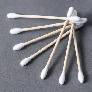 双头棉签掏耳朵化妆一次性卫生棉棒小细尖头挖耳勺棉花棒专用