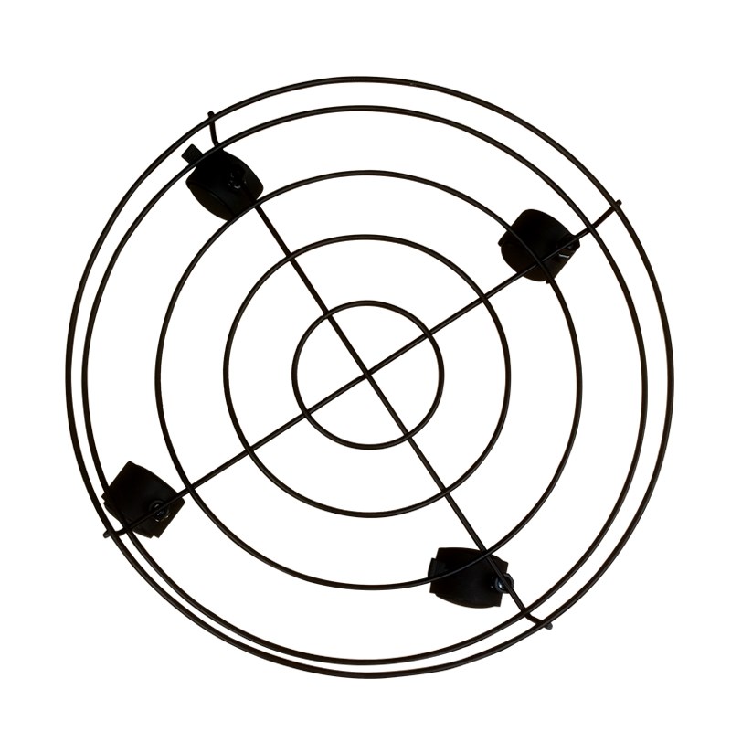 康熙铁托盘移动花架托带轮带刹车花盆托熏蒸木桶托盘倒水打水方便