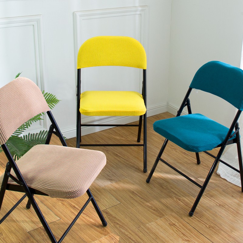 折叠椅套罩分体式电脑椅套罩椅背套广告会议室员工椅套子通用椅套