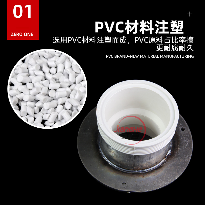 钢塑预埋套管PVC110防水套筒10cm刚性直接铁加塑料阻火复合止水件