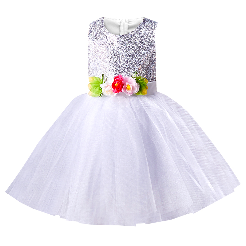 六一儿童演出公主裙男女童白色蓬蓬纱裙幼儿园舞蹈大合唱表演服装