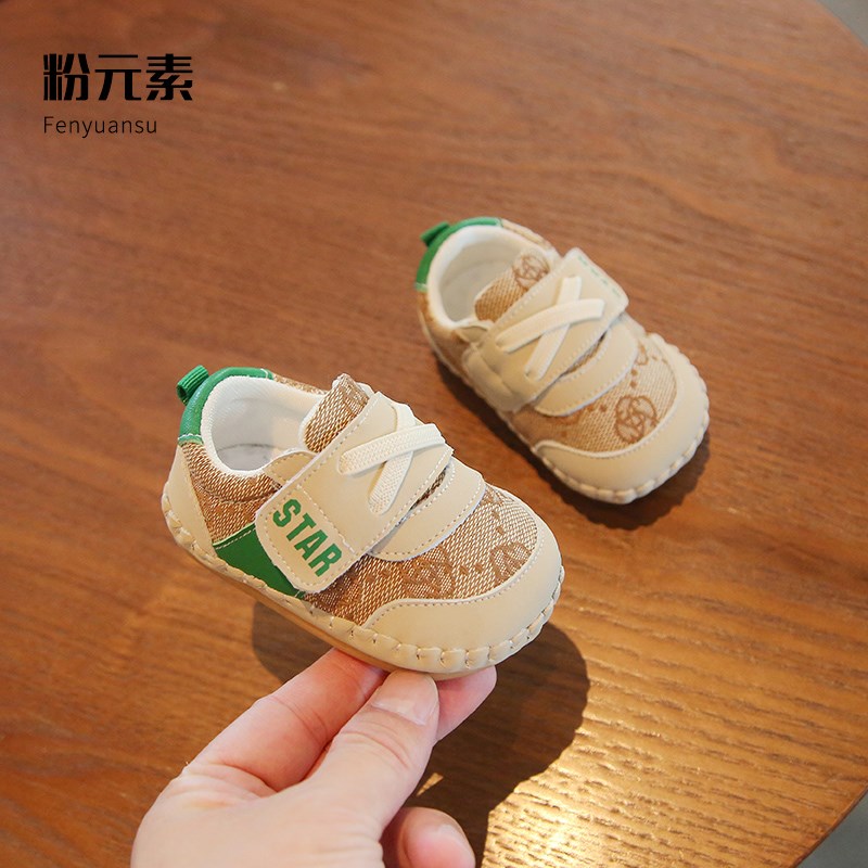 婴儿鞋子男宝宝春季软底防滑婴幼儿女0-6-8-10个月春秋学步鞋一段