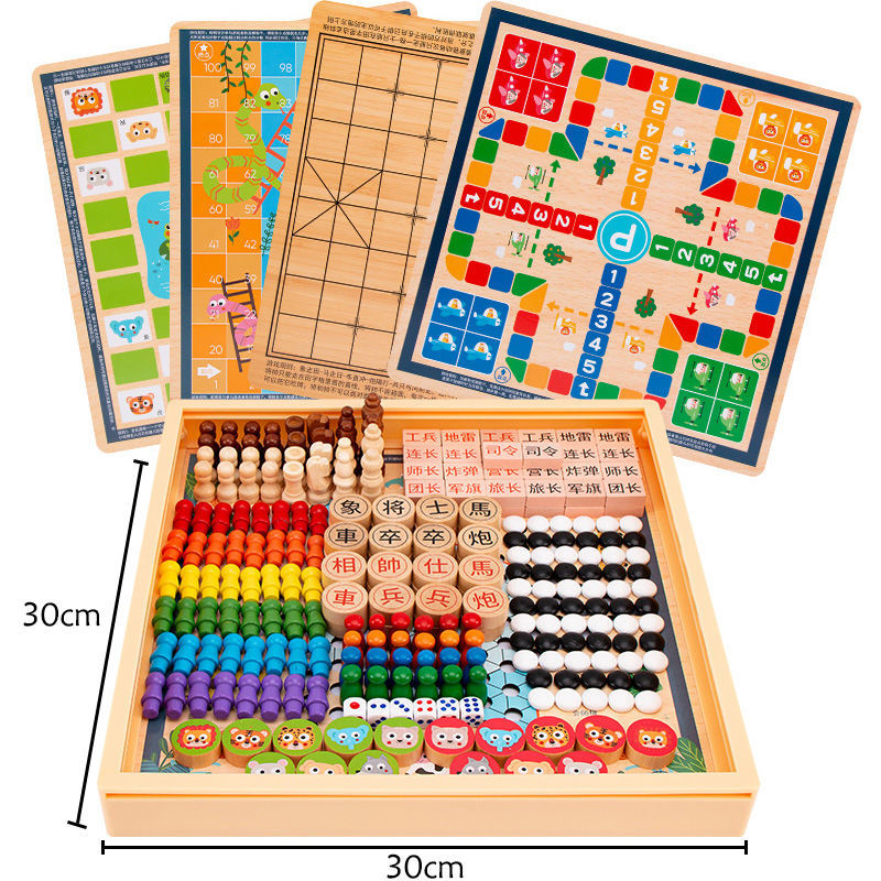现货速发跳棋飞行五子棋桌面棋多功能儿童学生幼儿园益智