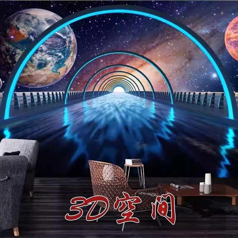 定制墙纸打印墙布定做图案背网景布墙壁喷绘红餐饮店装修壁新品