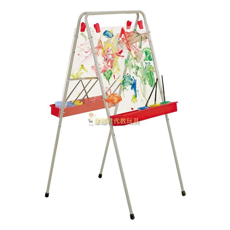 铁制户外透明双面画架涂鸦绘画板幼儿园儿童美术美劳多功能画板架